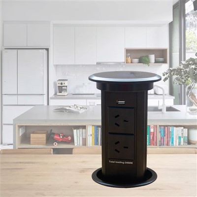 Skapja barošanas sloksne ar USB